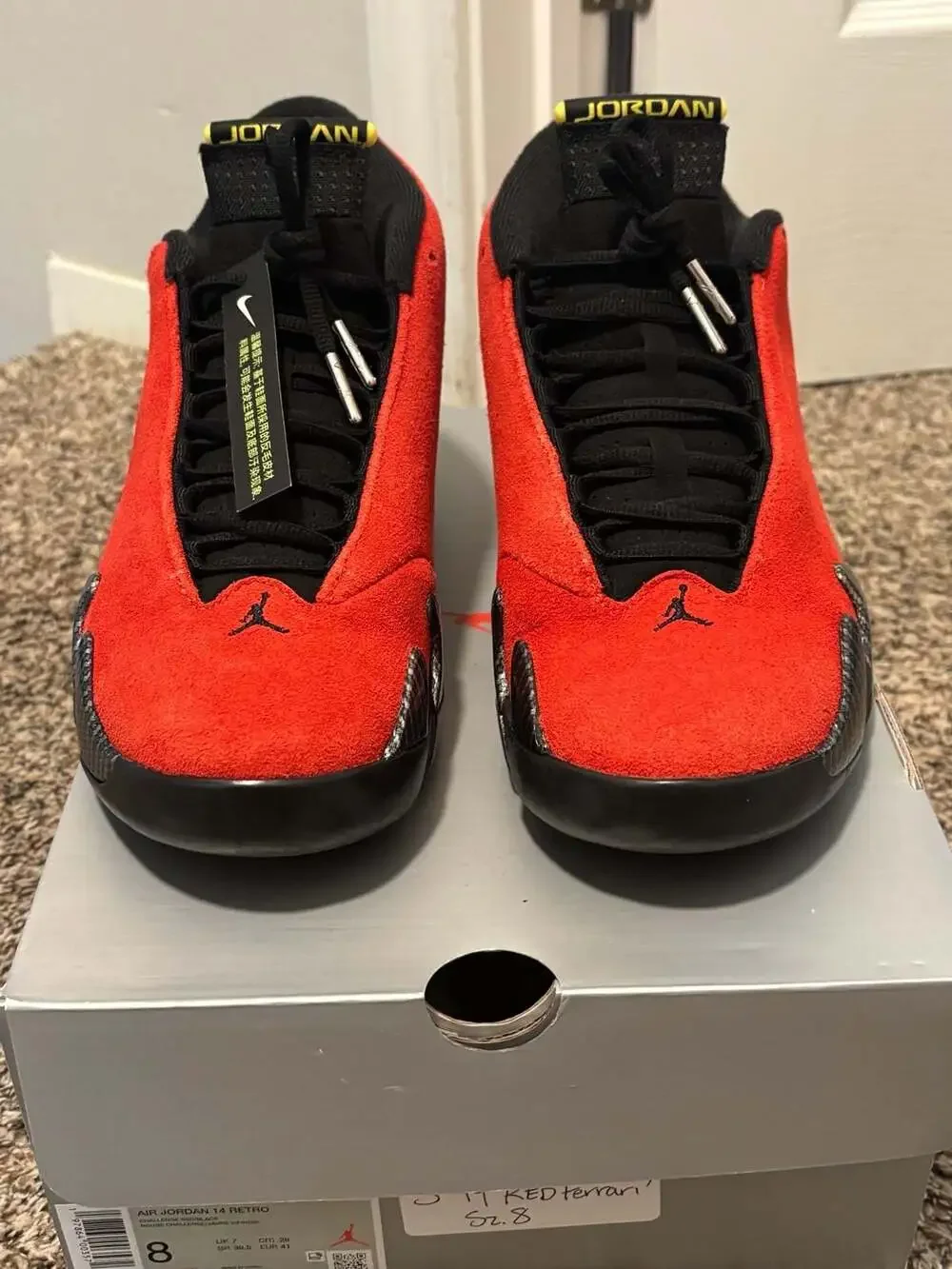 Air Jordan 14 Retro 'Ferrari' 2025 Challenge Red/Black
